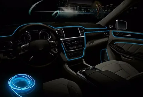 car interior wire lights